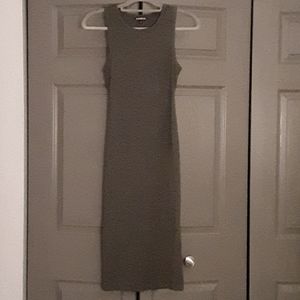 Express dress, cutout, dark grey